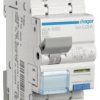 Wyłącznik różnicowoprądowy/automatyczny Hager ADA506D 2 styki 6 A 0.03 A 240 V