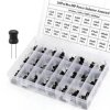 240 sztuk 24 rodzaje / pudełko Zestaw różnorodnych induktorów mocy DIP 24 wartości x 10 sztuk Indukcyjność 6x8mm 2.2uH-100mH Pin