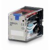 Przekaźnik bez zatrzasku 12 V 4PDT Omron 5 A 900 mW Montaż na kołnierzu 160 Ω Wtyczka