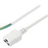 Kabel: 3X1,5Mm2, Iec C19 Żeński, Dł: 1,8M, 16A Lt-549 H05vv-F 3X1.5 Wht 1.8M...