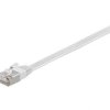Kabel płaski Patchcord CAT 6 U/FTP PIMF RJ45/RJ45 5m biały