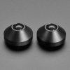 Black Anodized Aluminum Bumper Feet - Pack of 2