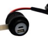 Gniazdo motocyklowe Duo USB A+C QC3.0 12-24 V Albrecht Motorrad Duo USB A+C Steckdose QC3.0 12-24 Volt Obciążalność prąd