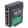SW-715 Switch Ethernet, (niezarządzalny), liczba portów: 5, 5÷30V DC, RJ45