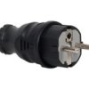 Wtyczka Do Przedłużacza Gumowa Rozkręcana Z Uziemieniem 230V F6.0354