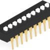 DIP switche, Off-On, 10 pole, straight, 1 A/5 VDC, 1825057-9