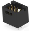 Pin header, 8 pole, pitch 2.54 mm, straight, black, 5-103168-2