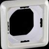 224144 Frame, single, FASHION IP44, pure white