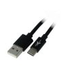 Przewód eXtreme USB A 2.0 - USB C silikonowy czarny - 1,5m