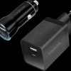 PA0300 USB-Ladegerät, 15 W, je 1x USB-A+ USB-C, schwarz
