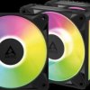 ACFAN00341A Arctic BioniX P14 A-RGB housing fan, 140 mm, black, pack of 3