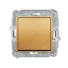 MINI Wyłącznik schodowy złoty 29MWP-3 KARLIK