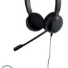 Jabra Evolve 20 Słuchawki nauszne przewód stereo czarny redukcja szumów mikrofonu zestaw słuchawkowy, regulacja głośnośc