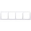 Ramka poczwórna SIMON 54 Premium biała Kontakt Simon DR4/11