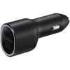 Samsung EP-L4020NBEGEU USB Charger 25W 15W 1x USB-C 1x USB-A Black Car Charger