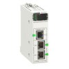 Modicon M580 moduł komunikacyjny Ethernet 3 podsieci funkcja przekazywania IP BMENOC0321 SCHNEIDER ELECTRIC