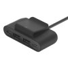 Belkin Hub USB-C do ładowania 30W, 2x USB-A, 2x USB-C 15W, 2m, czarny