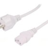 Kabel: 3X0,75Mm2, Cee 7/7 (E/F) Wtyk,Iec C13 Żeński, 1,8M Lt-312+501 H05vv-F...