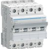 Wyłącznik automatyczny Hager NBN640, 4 styki, 400 V, 40 A