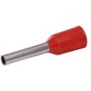 Insulated wire end ferrule, 1.0 mm², 8 mm long, red, 22C427, package with 100 pieces