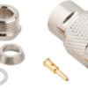 TNC plug 50 Ω, RG-58, RG-141, LMR-195, Belden 7806A, Belden 9311, solder connection, straight, 000-79875-RFX