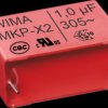 MKP suppression capacitor, 100 nF, ±10 %, 305 V (AC), PP, 10 mm, MKX2AW31003I00KSSD