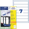 L4760-25 Lever arch filing label 38 x 192 mm