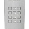 Panel domofonowy COMO-PRO, 1 przycisk, zamek szyfrowy, czytnik breloków, natynkowy, stal nierdzewna COMO-PRO-CODE-A1 NT