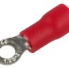 Końcówka; M3; oczkowa; izolowany; 01103-RV1.25-3; czerwony; proste; na przewód; 0,5÷1,5mm2; cynowane; zaciskany