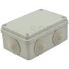 Skrzynka hermetyczna IP65 Puszka instalacyjna 120x80x50mm szara z dławikami PG21 S-BOX 206