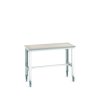 Stół warsztatowy szer. 750mm Tak Ławka mobilna Blacha stalowa dł. 1500mm wys. 840 → 1140mm