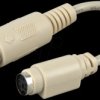 PS/2 adapter PS/2 a. 5-pin DIN, BU/ST, cable