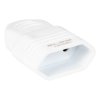 Gniazdo przedłużacza GN-11 PR płaskie białe / 98-108