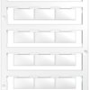 PA device marker, (L x W) 17.7 x 9 mm, white, 180 pcs, 2047430000