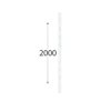 Listwa systemowa AWLS 2000mm biała CB-74355