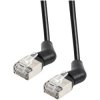Maxtrack TI53-0,5L RJ45 Network Cable Black CAT 6A U/FTP 0.5 m 10 Gbps