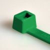 Cable tie, PA, (L x W) 150 x 3.5 mm, bundle-Ø 1.5 to 35 mm, green, -40 to 85 °C, 111-03014