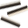 Pin header, 8 pole, pitch 2.54 mm, straight, black, 61030821121