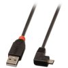LINDY 31977 USB cable USB 2.0 USB-A plug, USB Micro-B plug 2.00 m Black