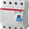 Wyłącznik różnicowoprądowy ABB, 4-przewodowy, 25 A, 0,03, 230/400 V