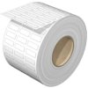 Polyester device marker, (L x W) 17 x 6 mm, white, roll with 1000 pcs, 2496790000