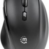 Mysz ergonomiczna bezprzewodowa Manhattan 190237 800 dpi, 1200 dpi, 1600 dpi