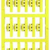 PA cable maker, inscribable, (W x H) 30 x 5.8 mm, max. bundle Ø 2.5 mm, yellow, 1813260000