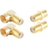 Shiverpeaks BS15-301014 F Connector Gold-Plated F Plug and Socket Set
