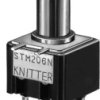 Przełącznik Wł.-wł. DPDT KNITTER-SWITCH Płytka drukowana długość przełącznika 6.8mm