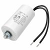 Kondensator silnikowy CBB60 12uF 450V AC z przewodami - śruba M8