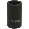 Sealey VS0984 Brake Caliper Socket 1/2"Sq Drive 20mm 10-Point