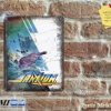 Sanxion Box Artwork from the Original Commodore 64 Game - Metal Sign