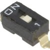 Przełącznik DIP-SWITCH Ilość sekcji 1 ON-OFF 0,025A/24VDC A6S-1101-H