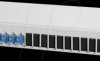 1502597412-E OpDAT 19 inch, 1U fiber patch panel, 12x LC-D, blue, OS2